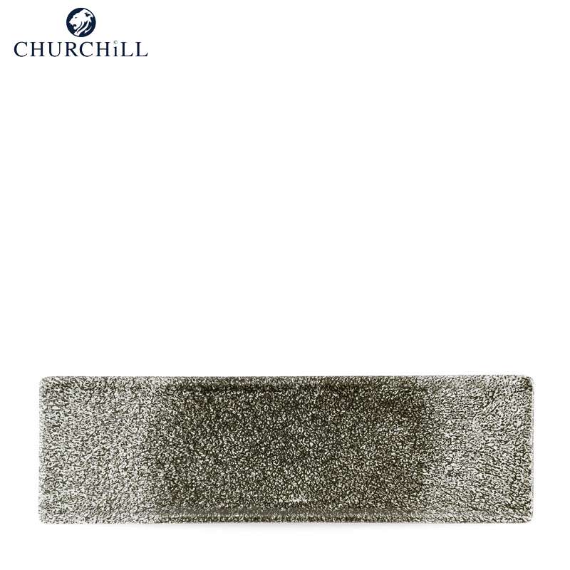 Raku Quartz Black Oblong Plate Box 6 - Image 3